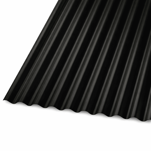 Zinc Ondulado Negro 0.4 mm