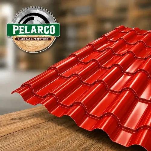 Zinc Teja Continua T7 Rojo 0.4 mm