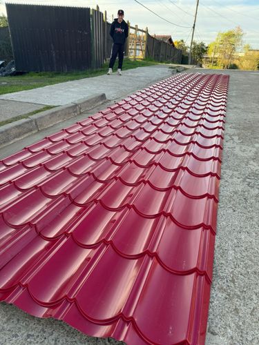 Zinc Teja Continua T5 Terracota 0.4 mm