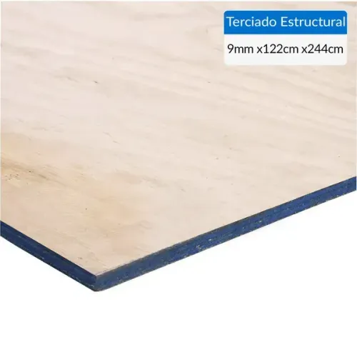 Terciado Estructural 9 mm 1.22 m X 2.44 m